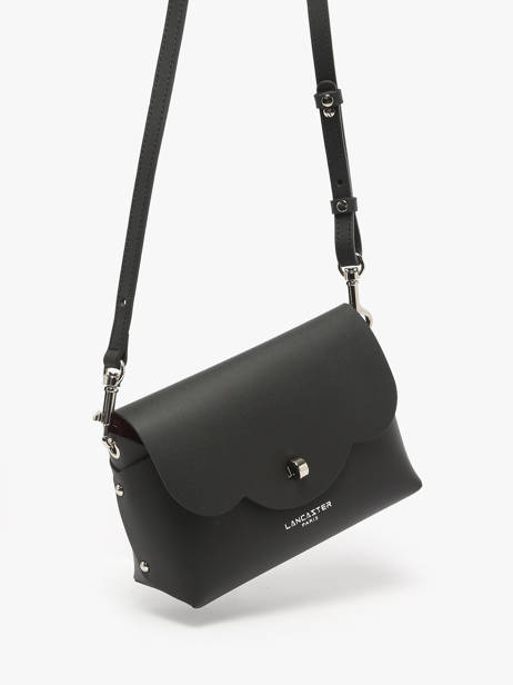 Cross Body Tas City Flore Leder Lancaster Zwart pur & element city 48 ander zicht 2